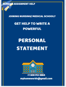 Nursing Personal Statement 
