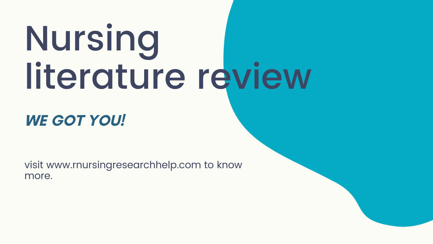 nursing literature review topics uk