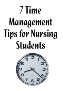 Time Management tips for nursing students 