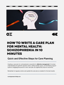 How to Write a Care Plan for Mental Health: Schizophrenia in 10 Minutes